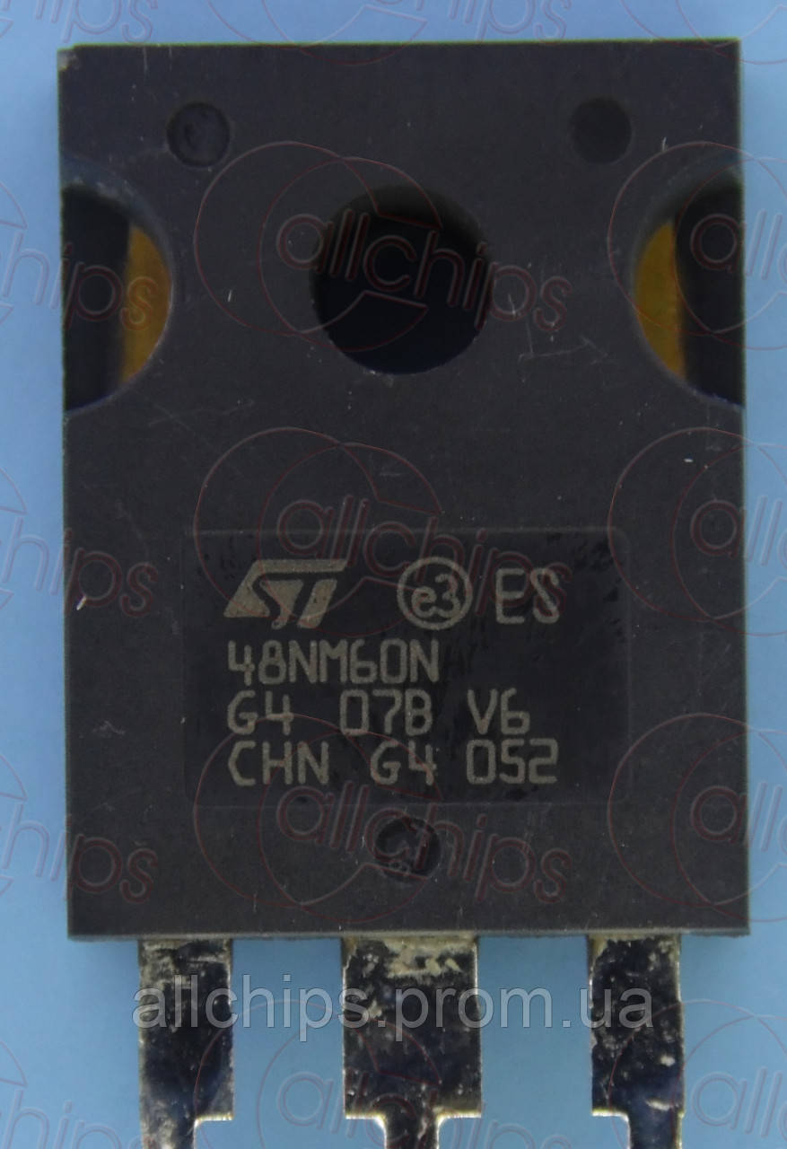 MOSFET N-канал 600В 44А STM STW48NM60N TO247 - фото 1 - id-p96048402