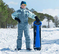 Дитячий сноуборд з кермом (синій)