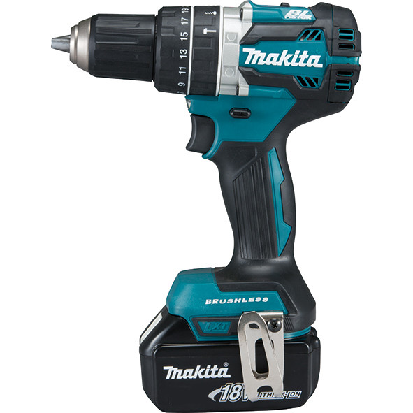 Акумуляторний ударний шурупокрут Makita DHP484RTE, фото 1