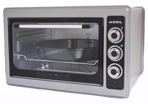 Духовка електрична ASEL AF-0123 1300 Вт сіра кухонна техніка настільна