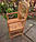 Стільчик плетений із підлокітниками, фото 7