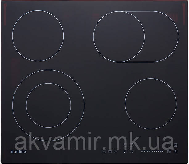Варильна панель електрична Interline VCE 602 BA/2 чорна