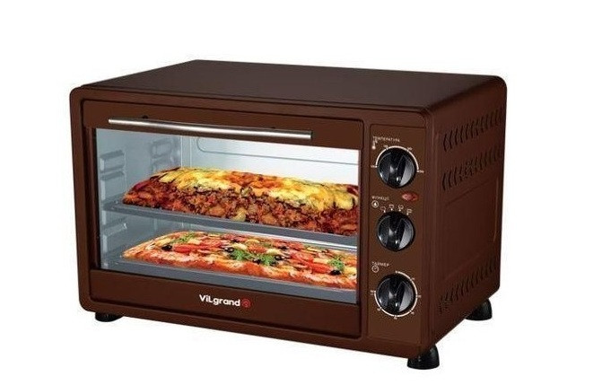 Духовка VILGRAND VEO482 Coffe компактна настільна електропіч 