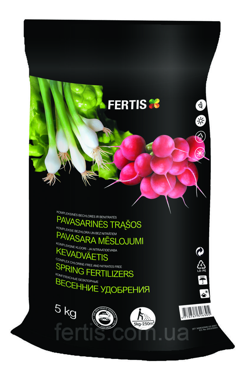 Весняне добриво FERTIS без хлору, 5кг