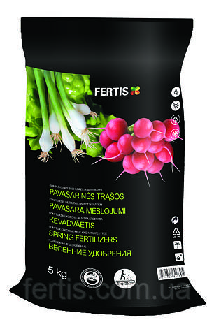 Весняне добриво FERTIS без хлору, 5кг, фото 1