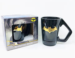 Кухоль 3D керамічний Golden Batman Бетмен чорна Mug ВТ10.024