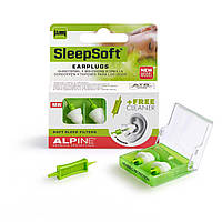 Беруши для сна Alpine Hearing Protection Sleepsoft Minigrip + ШЕЛКовая маска + 3M 1100 (3 в 1)