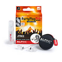 Беруши для музыкантов, клубов и концертов Alpine Hearing Protection PartyPlug Pro + шнурок + спрей