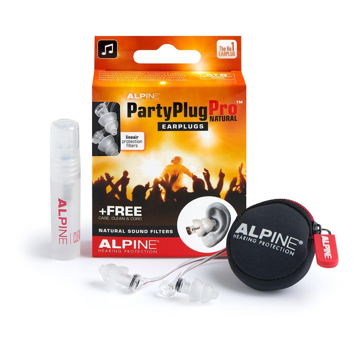 Бервуха для концертів, клубів, музикантів Alpine PartyPlug Pro + спрей + ПОДАРУНОК