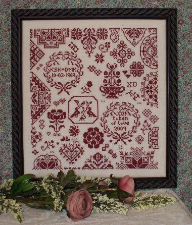 Схема для вишивки Rosewood Manor My Token of Love / Мій Знак Любові