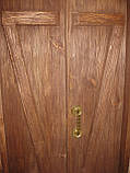 Двері під старовину двостулкові прості.Ціна за полотно., фото 3