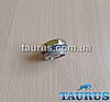 Золотий кран Маєвського плоский Thermo Gold 1/2" на сушарку для рушників (під викрутку). Клапан для спуску повітря, фото 4