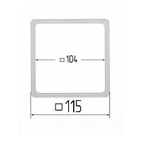Термоквадрат для натяжних стель 104х104мм (внутрішній розмір) 115х115 мм (зовнішній розмір)