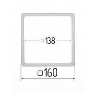Термоквадрат для натяжних стель 148х148мм (внутрішній розмір) 160х160 мм (внутрішній розмір)