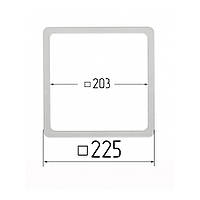 Термоквадрат для натяжних стель 203х203мм (внутрішній розмір) 225х225 мм (зовнішній розмір)