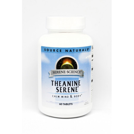 Амінокислоти Source Naturals Serene Science L-Theanine Serene (60 таблеток) (105698) Фірмовий товар!