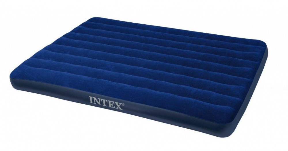 Двоспальний надувний матрац Classic Downy Bed Intex 68759, без насоса