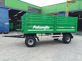 Причіп Palazoğlu 10-тонний двовісний задній