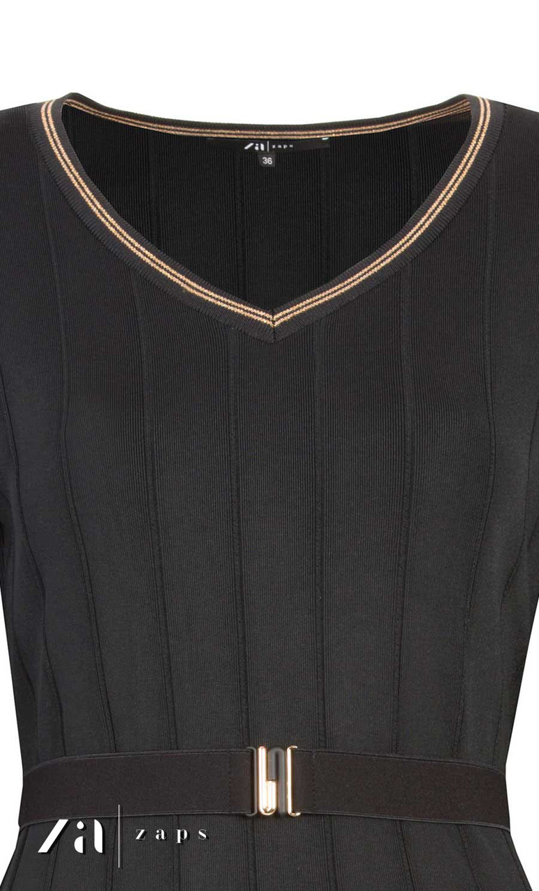 Женское платье черного цвета. Модель Ronny Zaps - фото 3 - id-p124012246