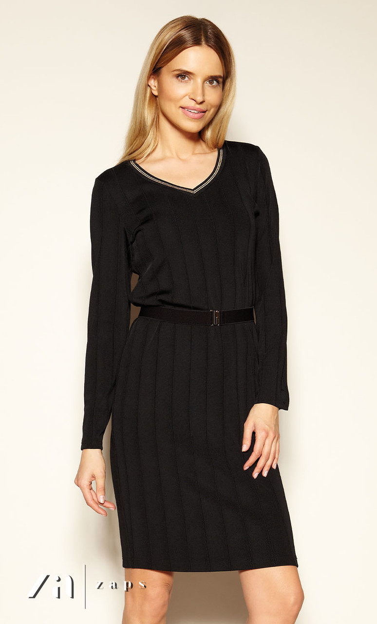 Женское платье черного цвета. Модель Ronny Zaps - фото 1 - id-p124012246