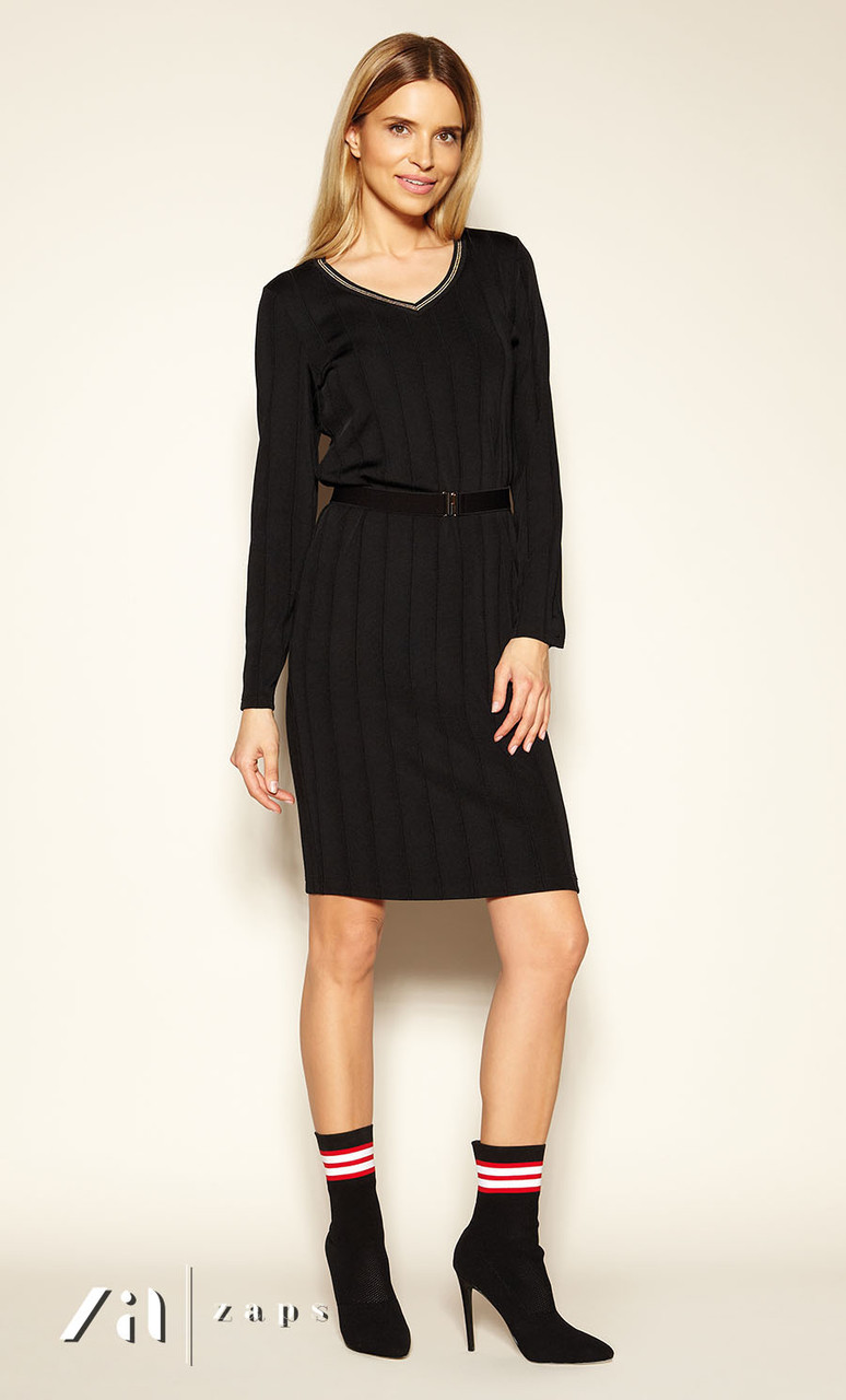 Женское платье черного цвета. Модель Ronny Zaps - фото 2 - id-p124012246