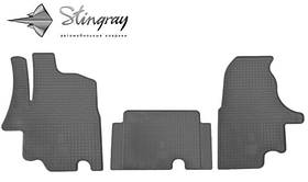 Гумові килимки Опель Мовано А Opel Movano А 2003 - Stingray комплект 4 шт чорний