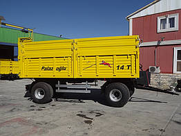 Причіп Palazoğlu 14 тонн двовісний задній