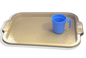 Піднос (разнос) пластиковий КОНСЕНСУС 42*32см