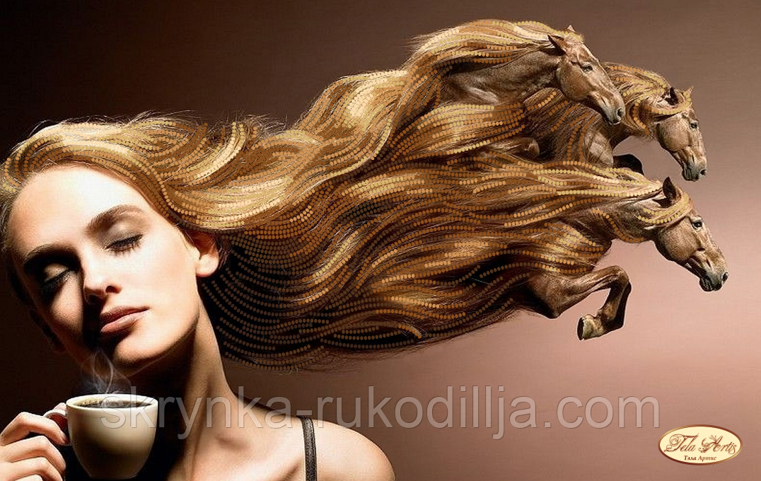 Вишивка бісером "Кава"