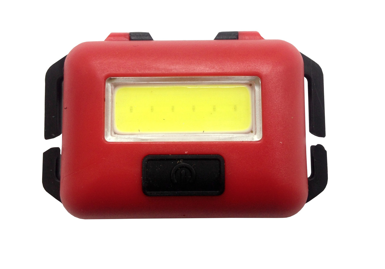 Ліхтарик налобний LED COB 10W (реал.3-5W) синій пласт(3реж.+стробоскоп+ремінець 3*ААА) (T89) R