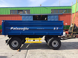 Причіп Palazoğlu 5-тонний двовісний тристоронній