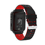 Розумний фітнес браслет Lemfo X9 із сенсорним екраном і вологозахистом (Червоний), фото 2
