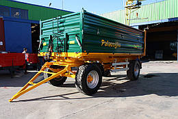 Причіп Palazoğlu 14 тонн двовісний тристоронній демпфер
