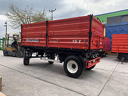 Причіп Palazoğlu 15 тонн двовісний тристоронній демпфер