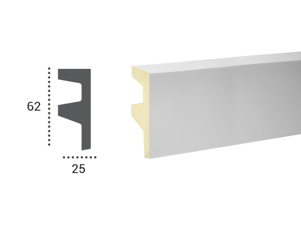 LED профілі Tesori KF 501,ліпний декор з поліуретану.