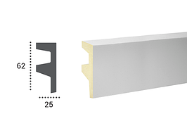 LED профілі Tesori KF 501,ліпний декор з поліуретану.