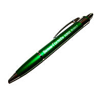 Ручка подарочная "Велик Господь наш", зеленая