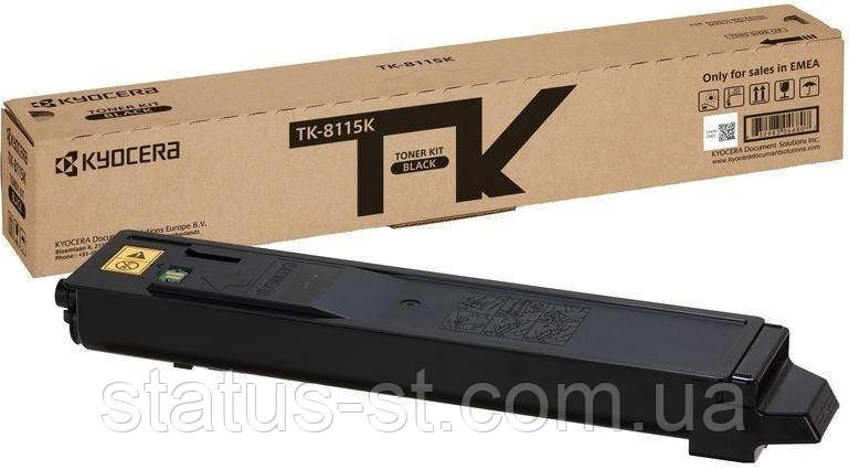 Заправка Kyocera TK-8115K для принтера Kyocera ECOSYS M8124, M8130idn (13000 ст.)