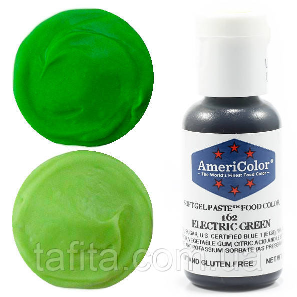 Барвник Америколор Electric green (яскраво-зелений) 162