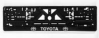 Рамка номерного знака Тойота (об'ємні літери), (RNTY01)
