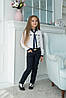 Шкільна форма блузка з краваткою 19684, фото 2