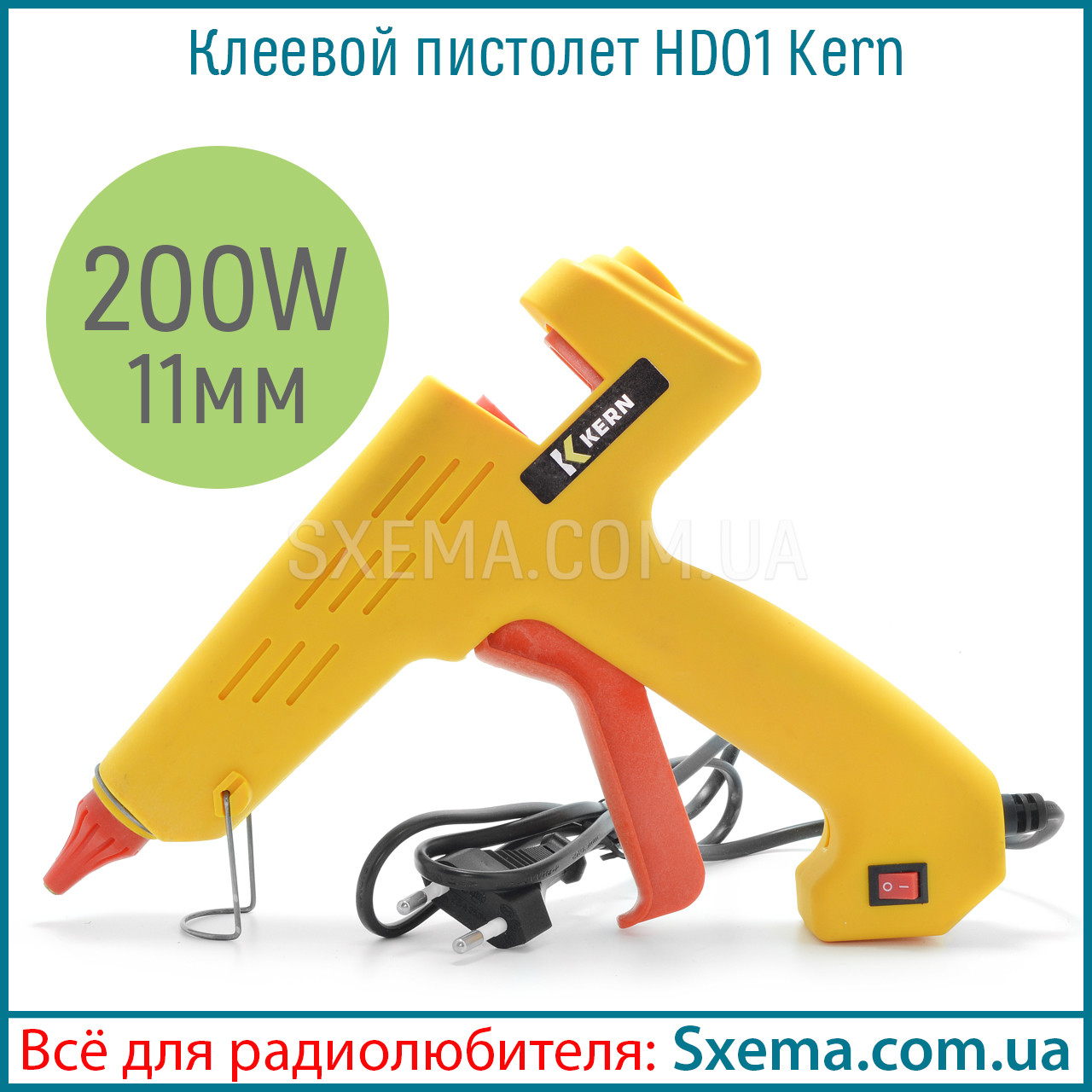 Мощный строительный Клеевой пистолет термопистолет HD-01 с кнопкой ...