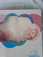 Літній бавовняний плед для дівчинки в коляску Funnababy