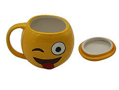 Кухоль керамічний 3D Emoji LOL Смайлик Лол Емоджі Муві The Emoji Movie Mug сart ЕМ L10.025