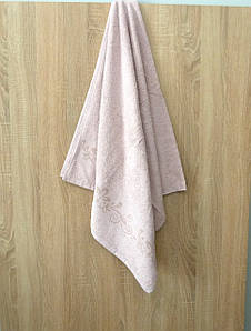 Рушник банний 70х140 см, (Туреччина 100% бавовна) рожевий
