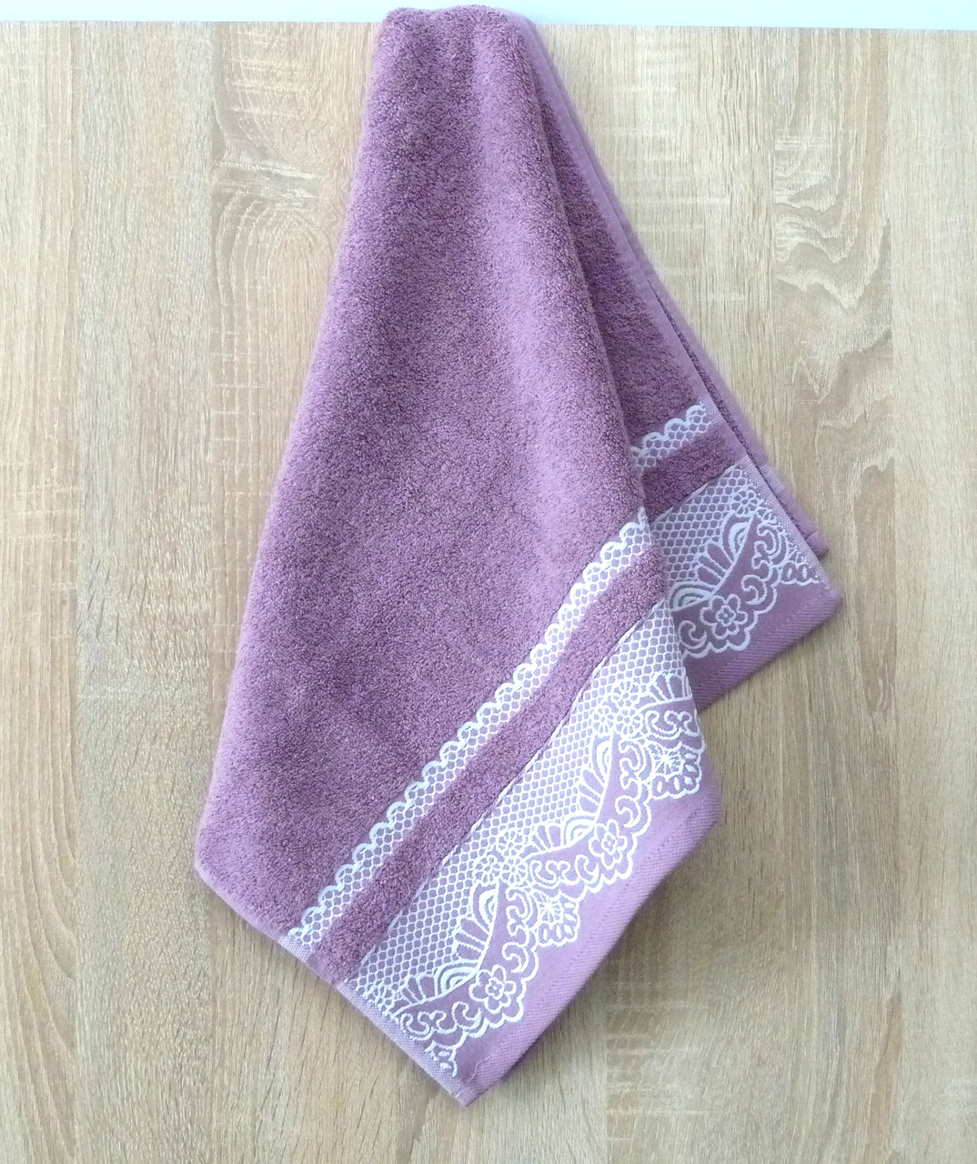 Махровий рушник для обличчя "DANTE" 50х90 см, (100% бавовна Туреччина) Фіолетовий