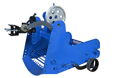 Картоплекопачка транспортерна КМТ-7 (AMG) з активним ріжучим ножем для мотоблока і мототрактора