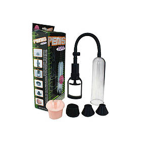 Вакуумна помпа для збільшення члена з насадками Penis Pump Екстендер для збільшення пінису all Оригінал