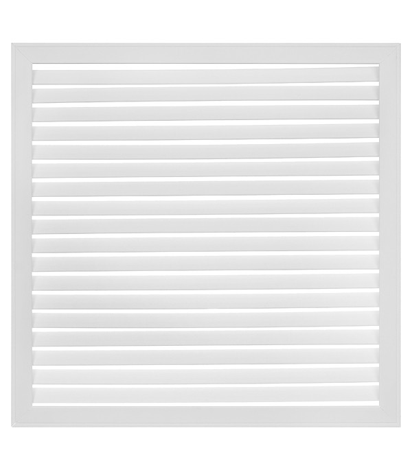 Пластикова решітка для батареї РСП 60 на 30 см біла, фото 1