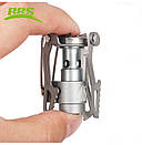 Туристичний газовий пальник титановий BRS-3000T для туризму походу кемпінгу туристична плита з титану 2700 Вт 25 грам, фото 5